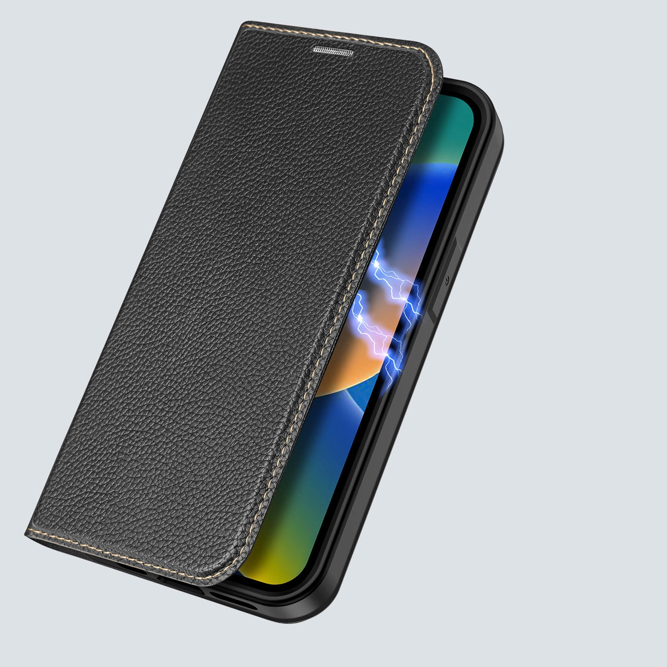 Dux Ducis Skin X2 case for iPhone 14 Plus case with magnetic flap black_11