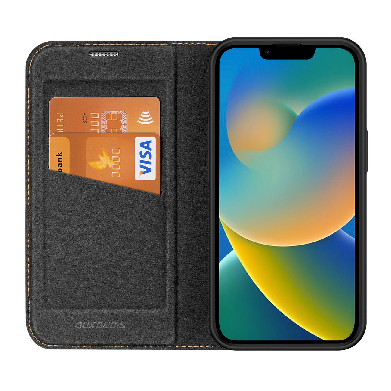Dux Ducis Skin X2 case for iPhone 14 Plus case with magnetic flap black_2