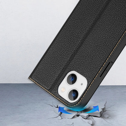 Dux Ducis Skin X2 case for iPhone 14 Plus case with magnetic flap black_9