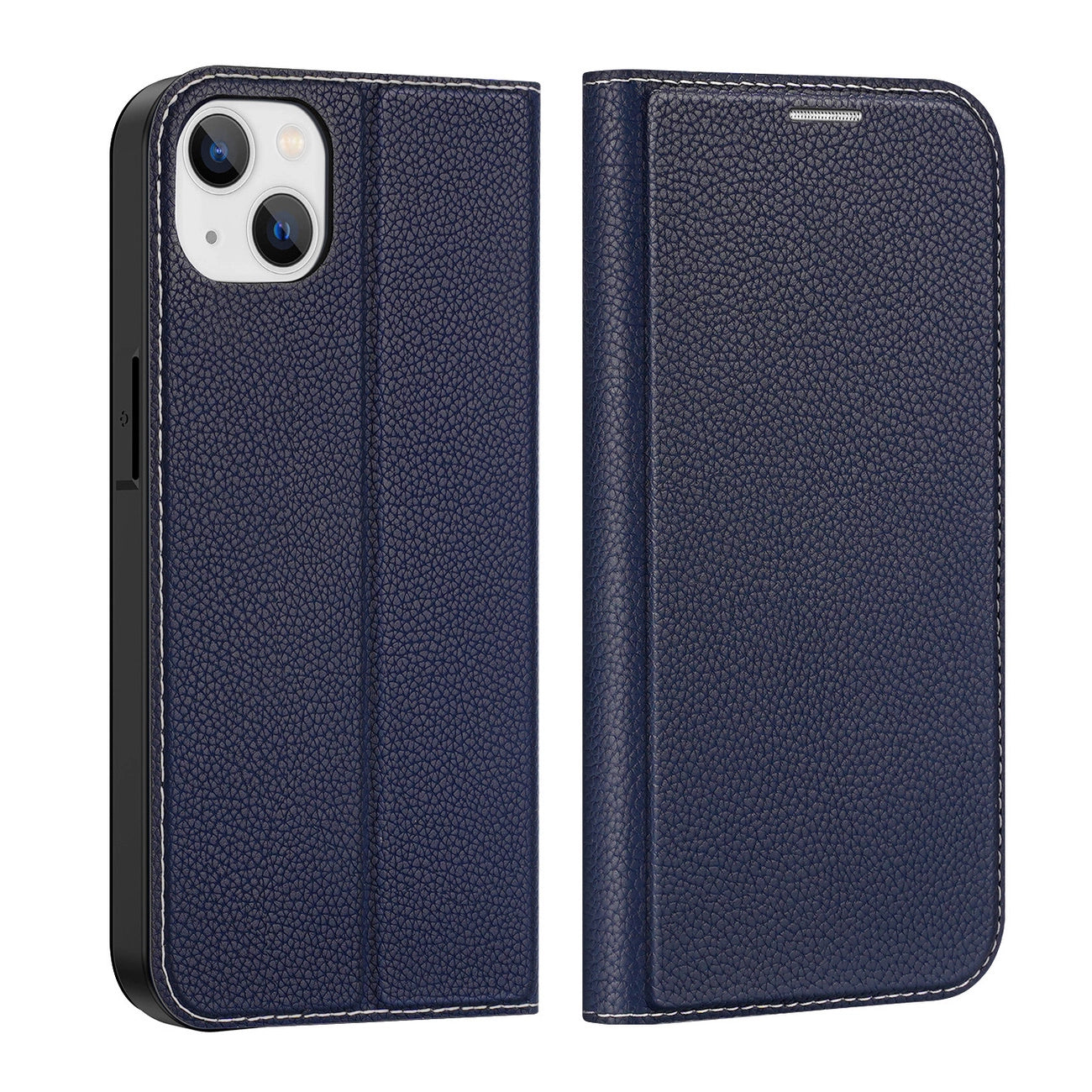 Dux Ducis Skin X2 case for iPhone 14 Plus case with magnetic flap blue_1