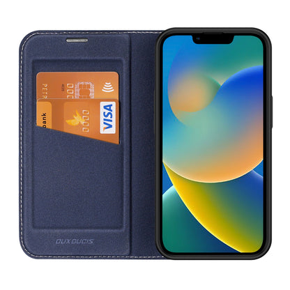 Dux Ducis Skin X2 case for iPhone 14 Plus case with magnetic flap blue_2