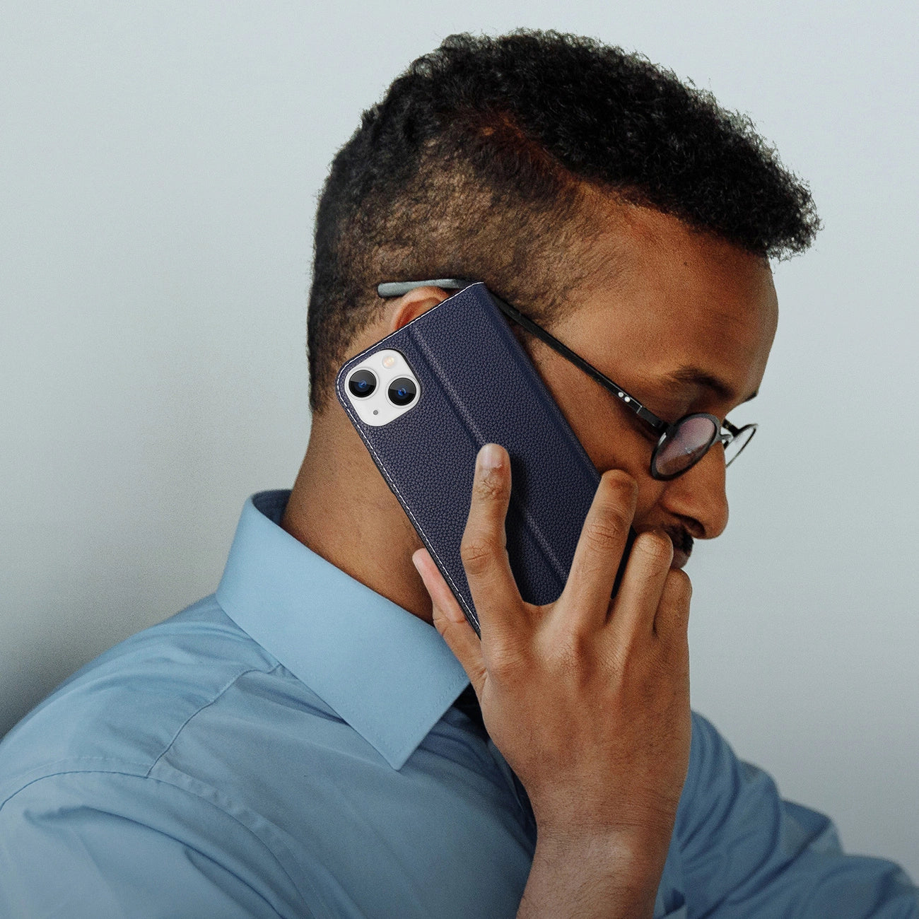 Dux Ducis Skin X2 case for iPhone 14 Plus case with magnetic flap blue_3