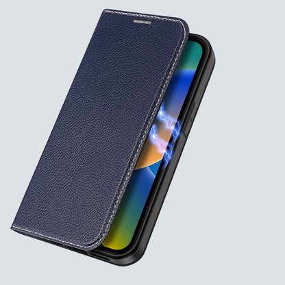 Dux Ducis Skin X2 case for iPhone 14 Plus case with magnetic flap blue_6