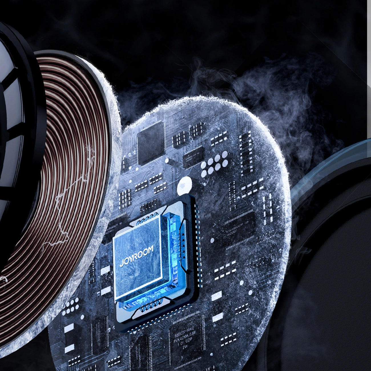 Magnetic car holder Joyroom JR-ZS291 with inductive charger (black)_12