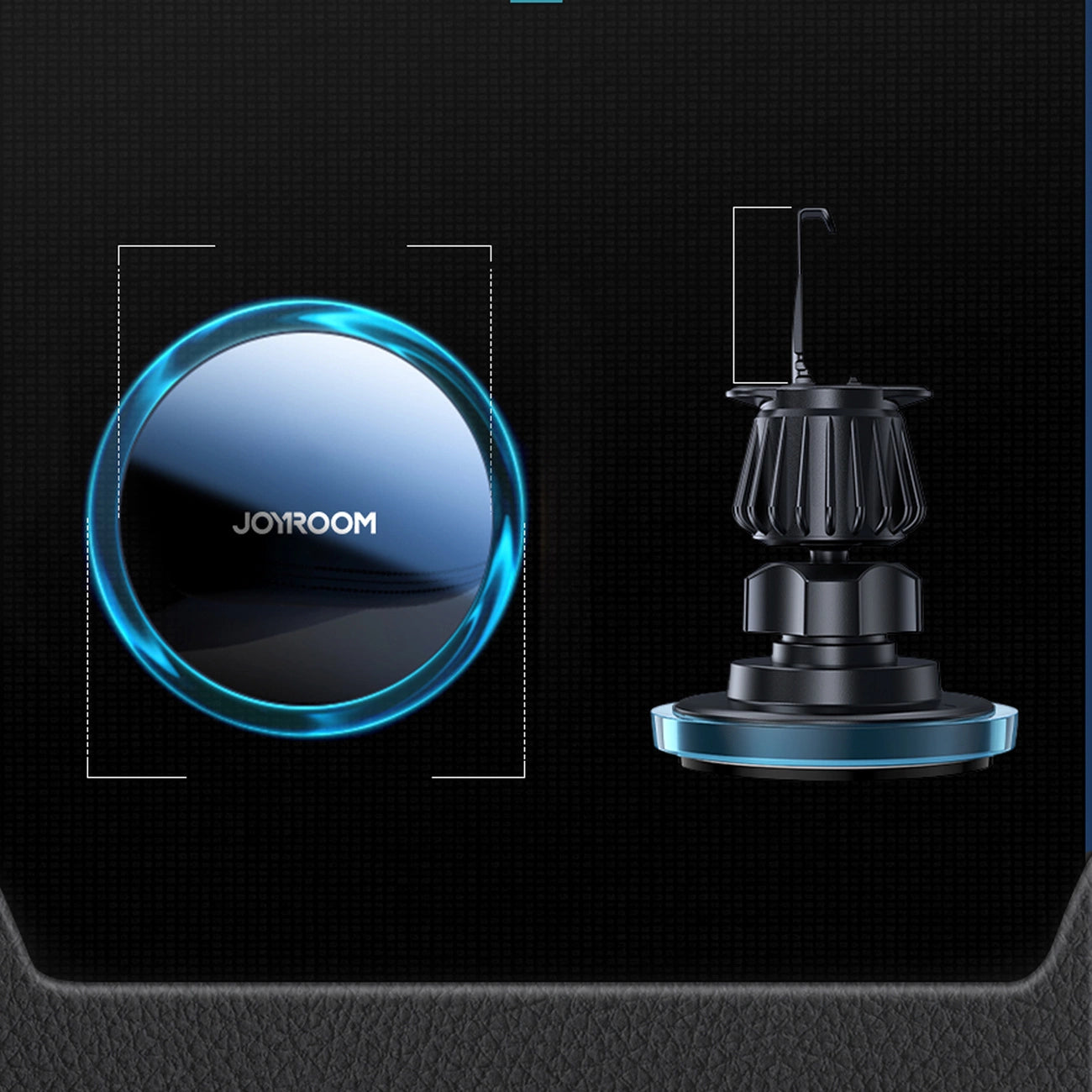 Magnetic car holder Joyroom JR-ZS291 with inductive charger (black)_5