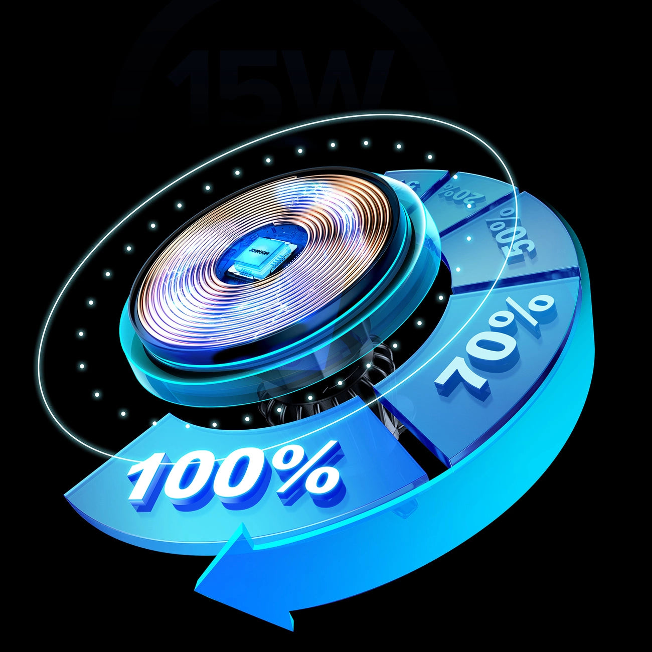 Magnetic car holder Joyroom JR-ZS291 with inductive charger (black)_8