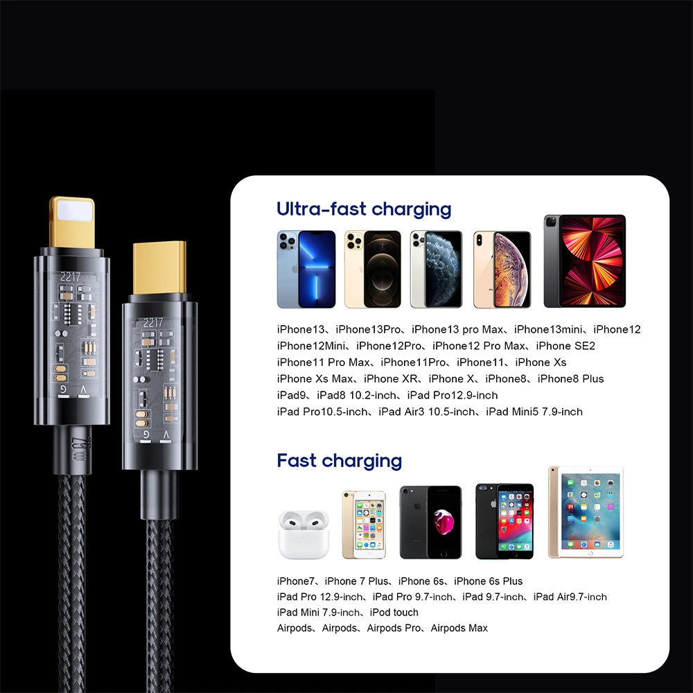 Kabel do USB-C Lightning 20W 1.2m Joyroom S-CL020A12 (czarny)_7