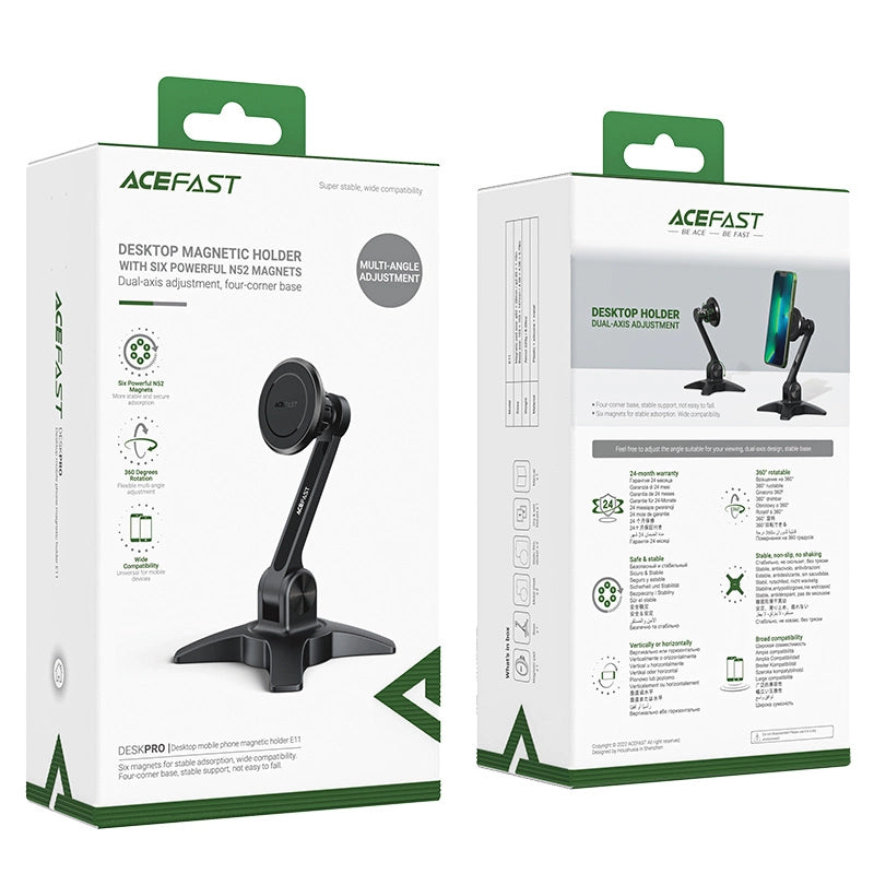 Acefast stand stand magnetic phone holder black (E11)_4