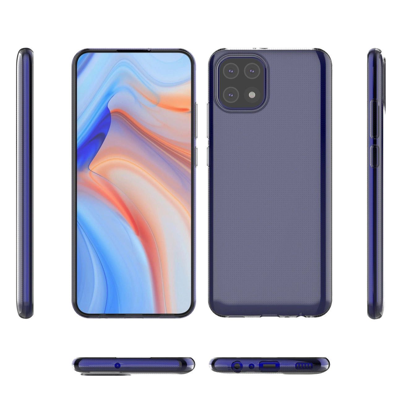 Gel case cover for Ultra Clear 0.5mm Samsung Galaxy A03 transparent_2