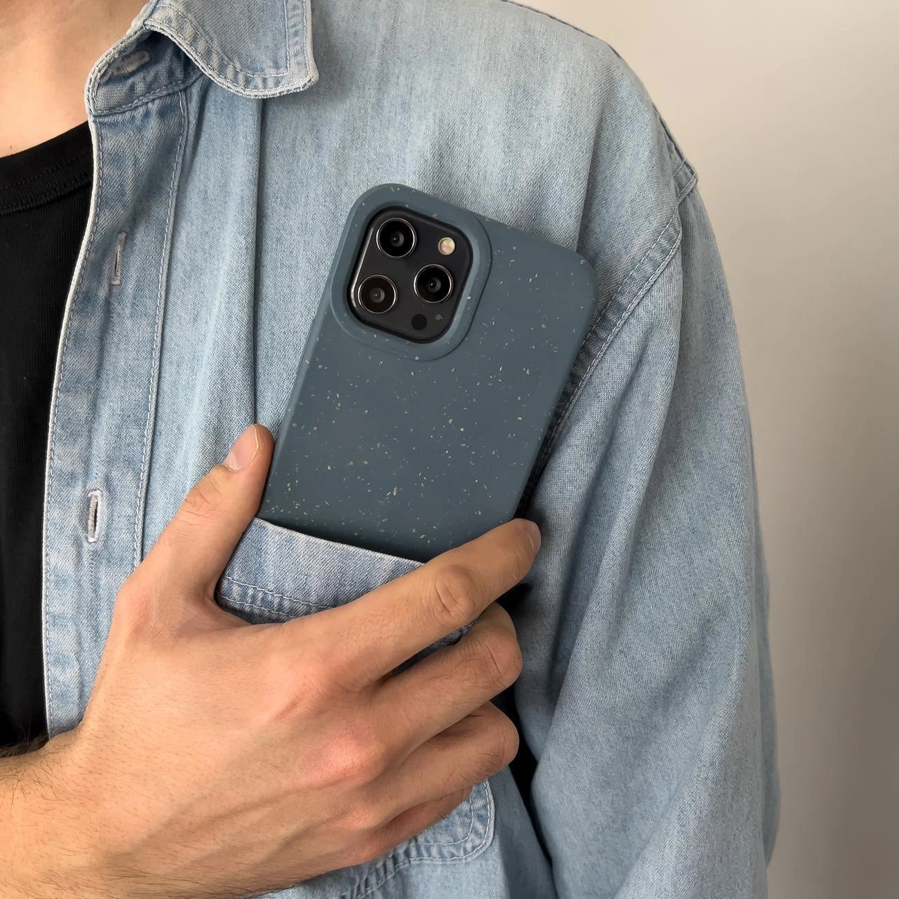Eco Case case for iPhone 14 Plus silicone degradable cover black_7