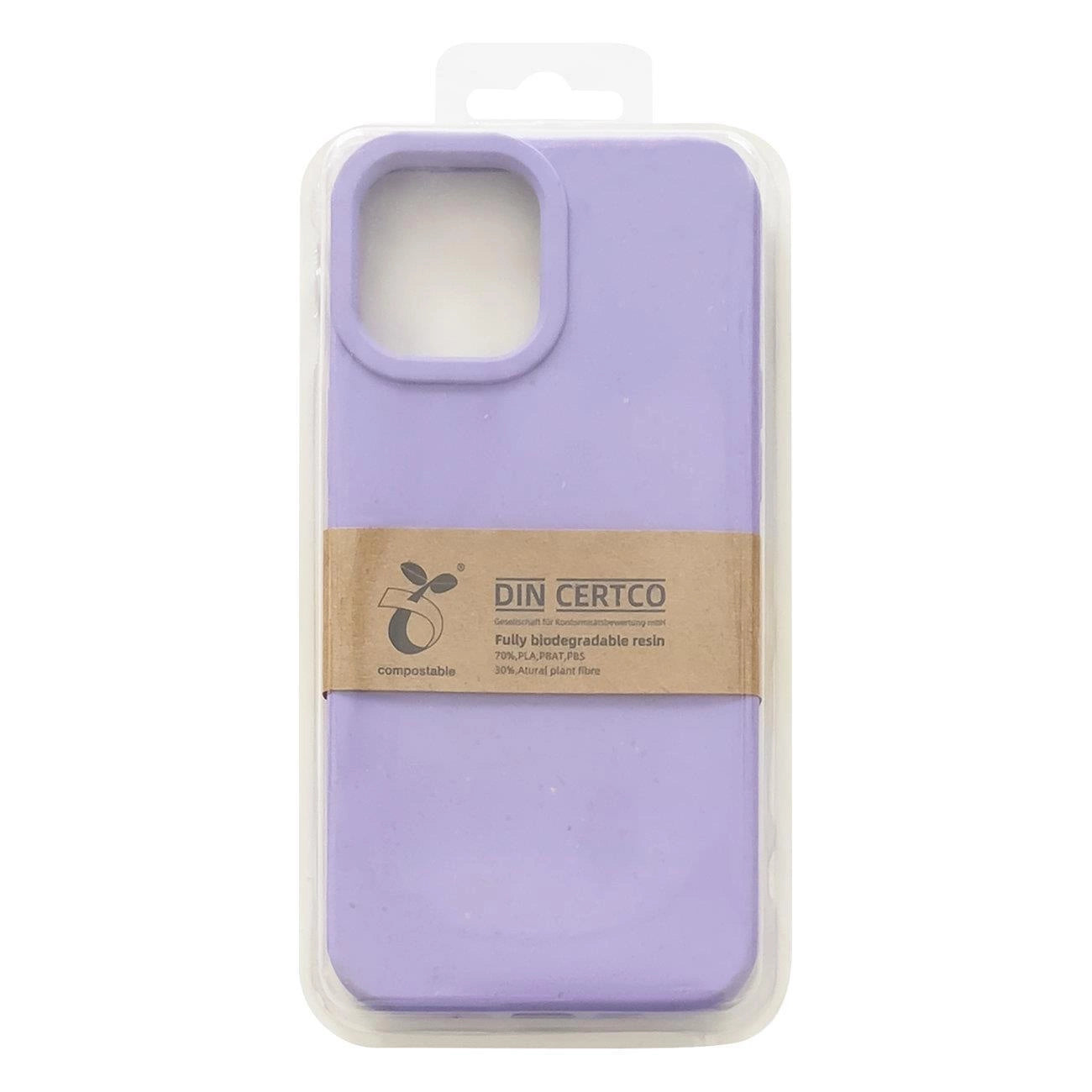 Eco Case case for iPhone 14 Plus silicone degradable cover purple_4