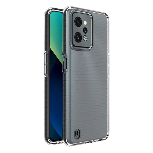 Spring Case case for Realme C31 silicone cover with frame black_0