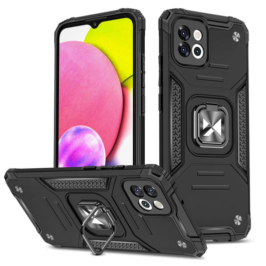 Wozinsky Ring Armor case for Samsung Galaxy A03 armored cover magnetic holder ring black_0