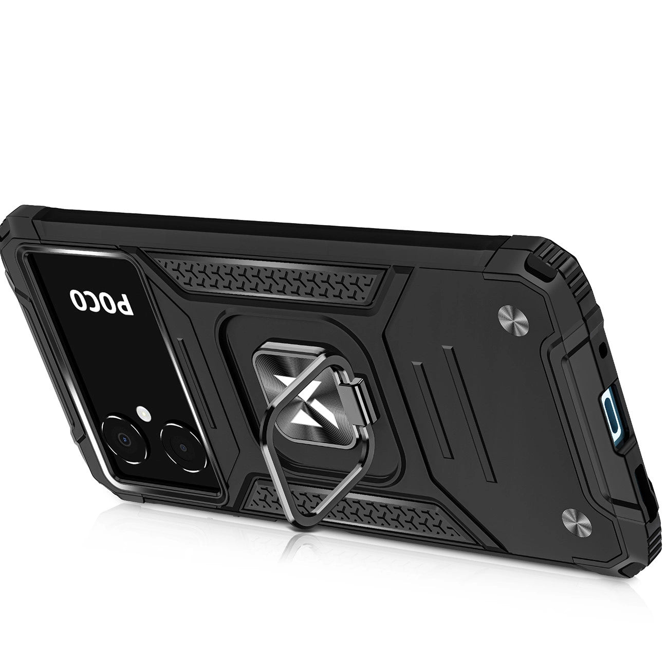 Wozinsky Ring Armor case for Samsung Galaxy A03 armored cover magnetic holder ring black_3