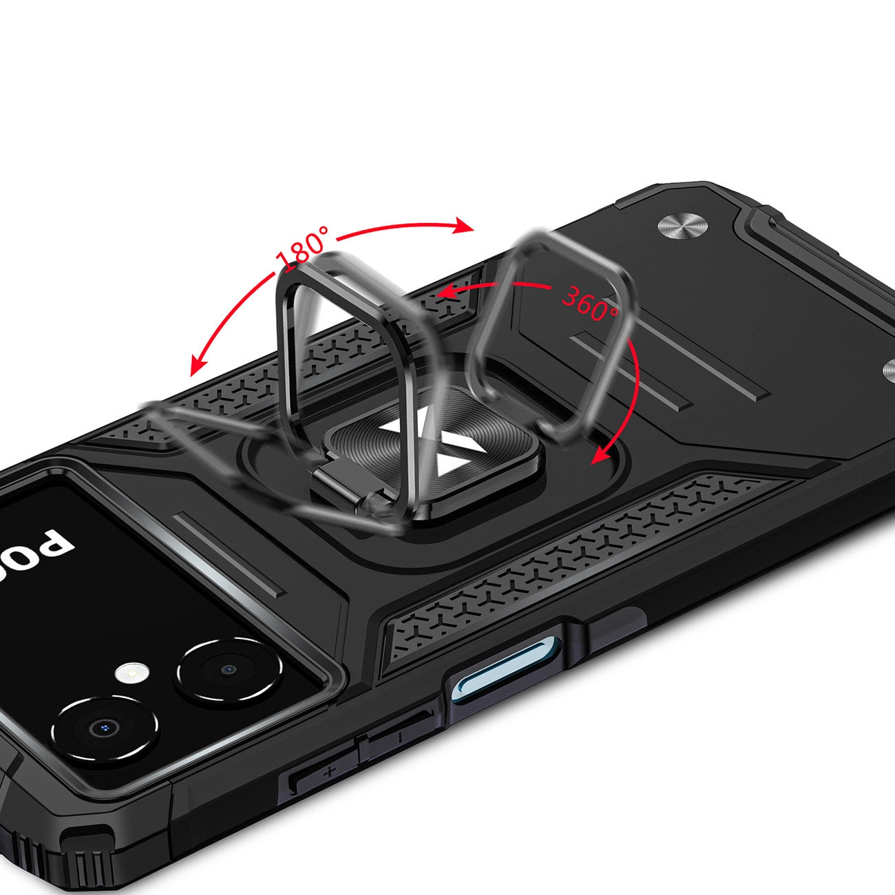Wozinsky Ring Armor case for Samsung Galaxy A03 armored cover magnetic holder ring black_4