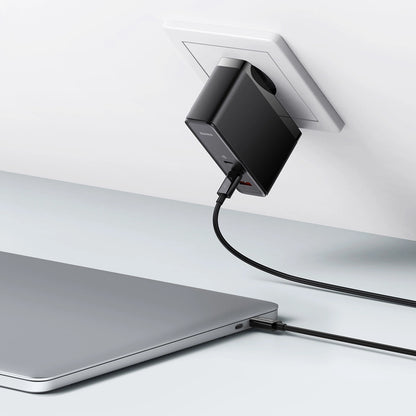 Wall charger Baseus GaN5 Pro 2xUSB-C + USB, 140W (black)_17