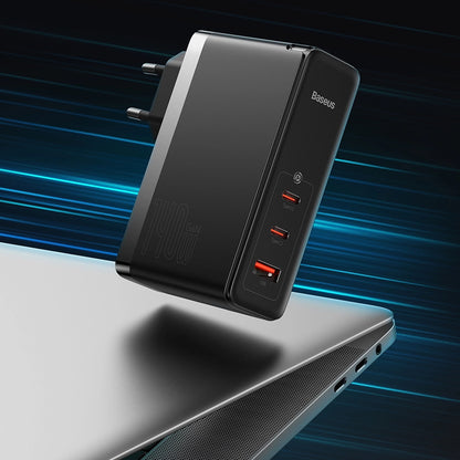 Wall charger Baseus GaN5 Pro 2xUSB-C + USB, 140W (black)_18