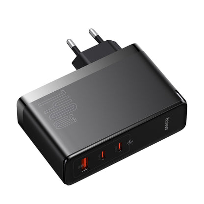 Wall charger Baseus GaN5 Pro 2xUSB-C + USB, 140W (black)_4