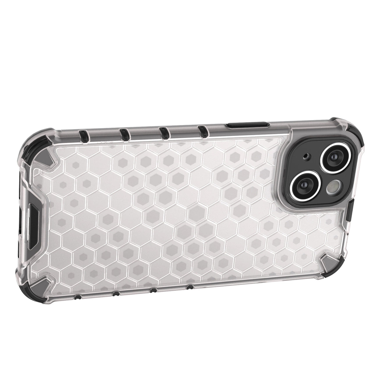 Honeycomb case for iPhone 14 Plus armored hybrid cover blue_9