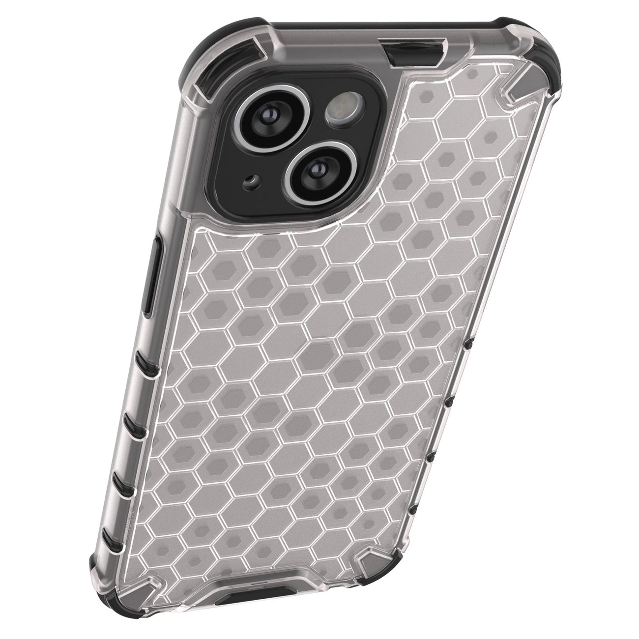 Honeycomb case for iPhone 14 Plus armored hybrid cover blue_11