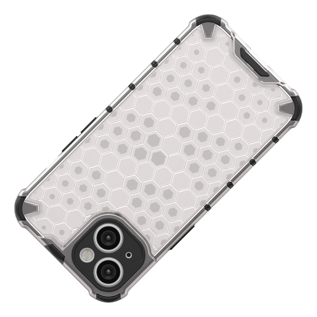 Honeycomb case for iPhone 14 Plus armored hybrid cover blue_3