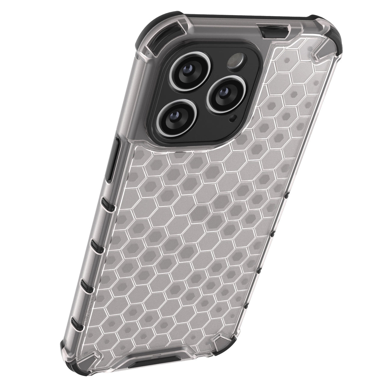 Honeycomb case for iPhone 14 Pro Max armored hybrid cover blue_11