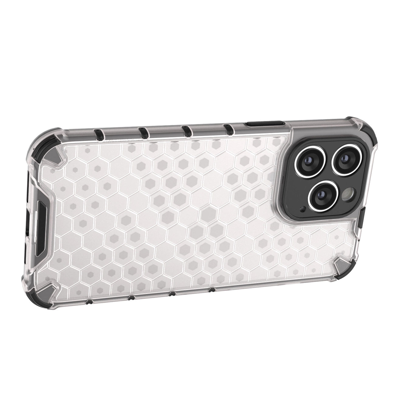 Honeycomb case for iPhone 14 Pro Max armored hybrid cover blue_12