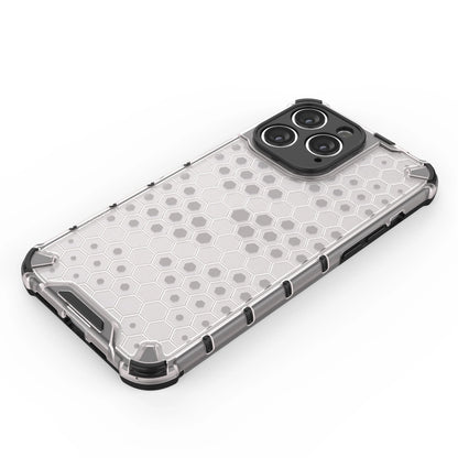 Honeycomb case for iPhone 14 Pro Max armored hybrid cover blue_2