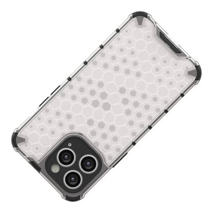 Honeycomb case for iPhone 14 Pro Max armored hybrid cover blue_3