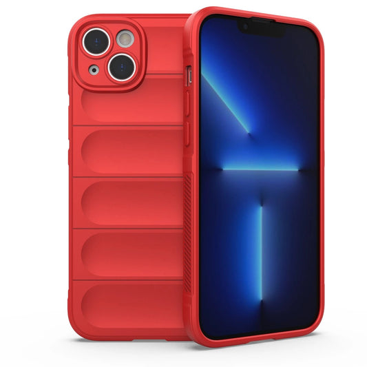 Magic Shield Case case for iPhone 14 Plus flexible armored cover red_0
