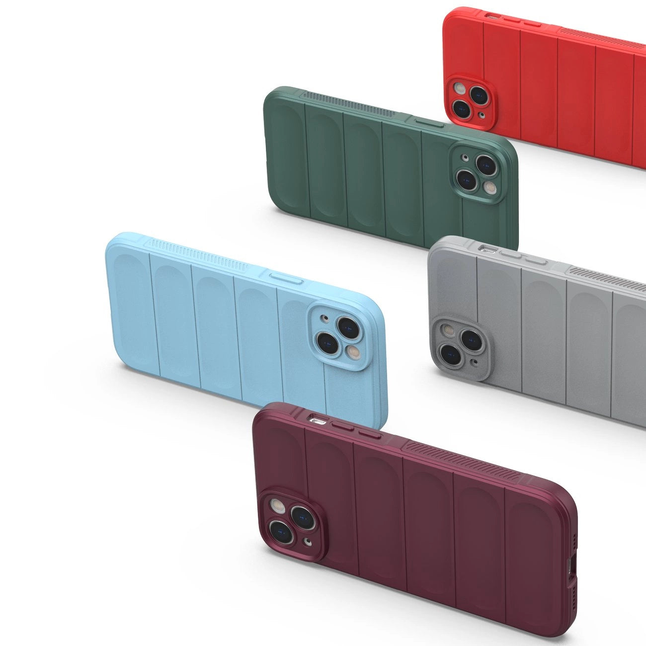 Magic Shield Case case for iPhone 14 Plus elastic armored case in burgundy_14