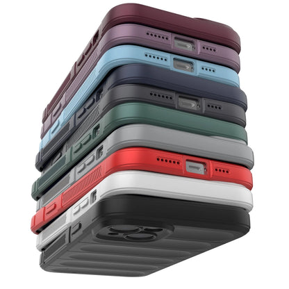 Magic Shield Case case for iPhone 14 Plus elastic armored case in burgundy_16