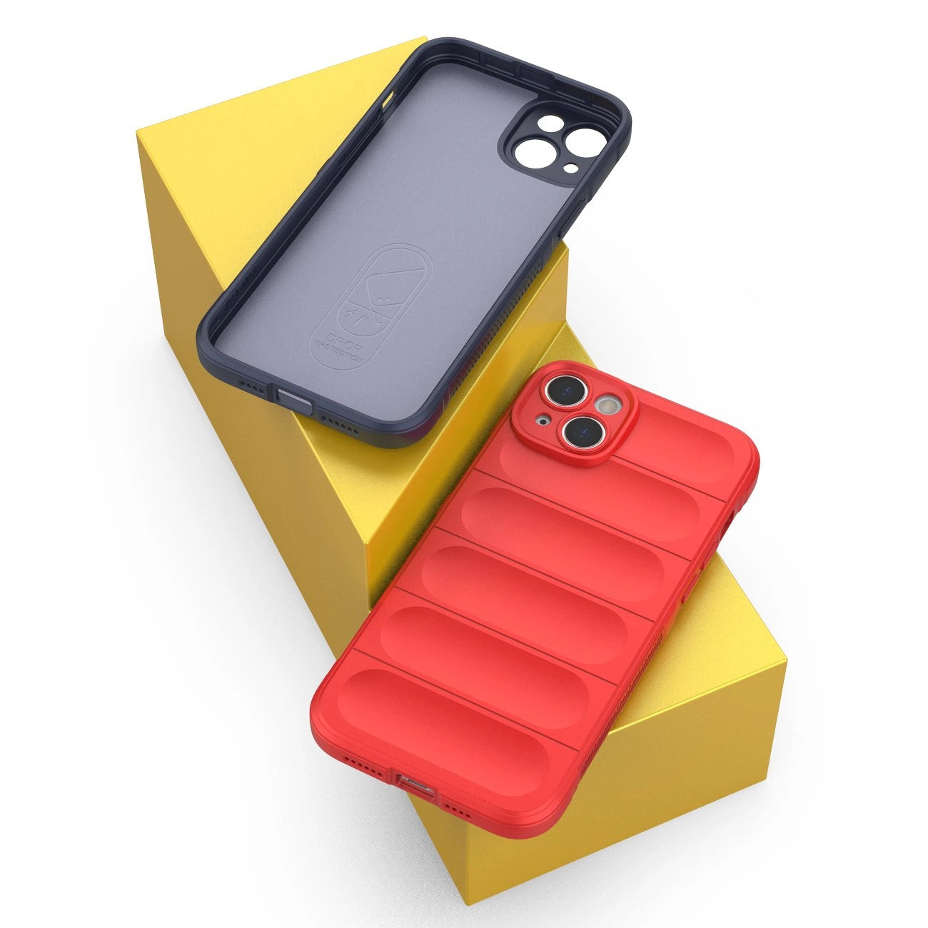 Magic Shield Case case for iPhone 14 Plus elastic armored case in burgundy_18