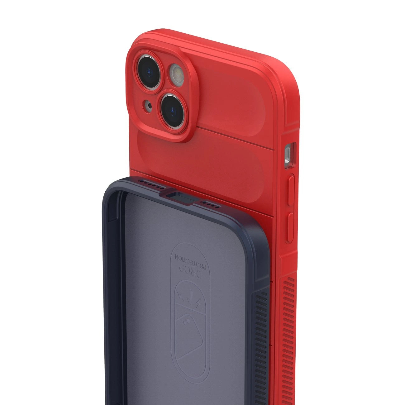 Magic Shield Case case for iPhone 14 Plus elastic armored case in burgundy_19