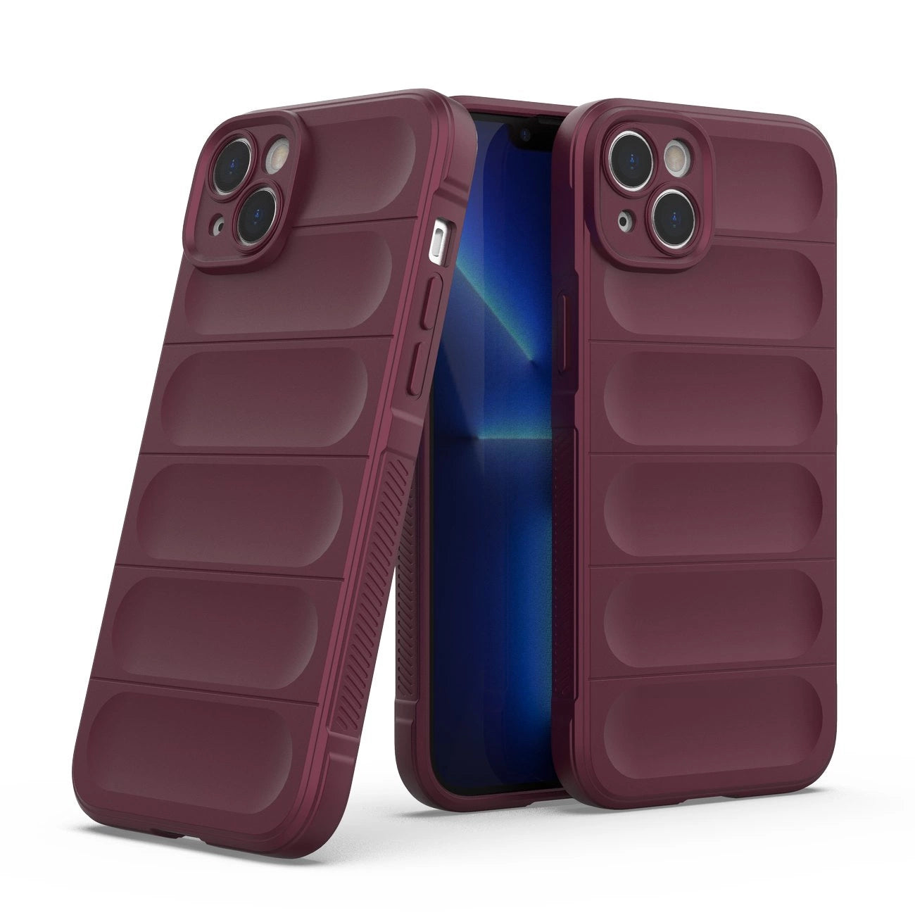 Magic Shield Case case for iPhone 14 Plus elastic armored case in burgundy_6