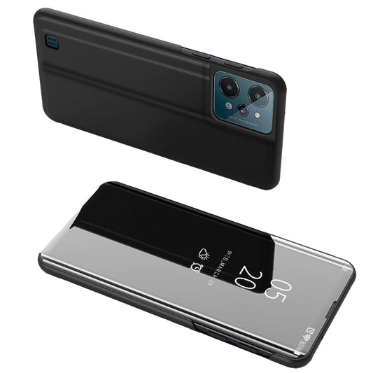 Clear View Case cover for Realme C31 flip cover black_0