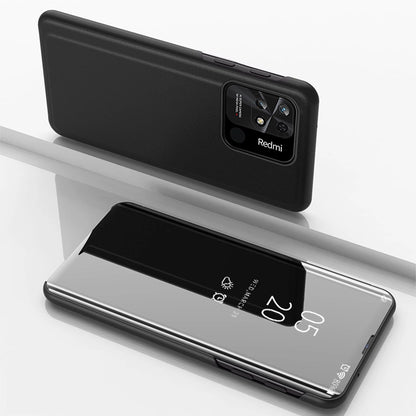 Clear View Case cover for Xiaomi Redmi 10C cover with a flap black_1