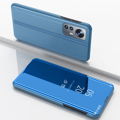 Clear View Case cover for Xiaomi 12 Lite blue flip cover_1