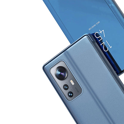 Clear View Case cover for Xiaomi 12 Lite blue flip cover_6