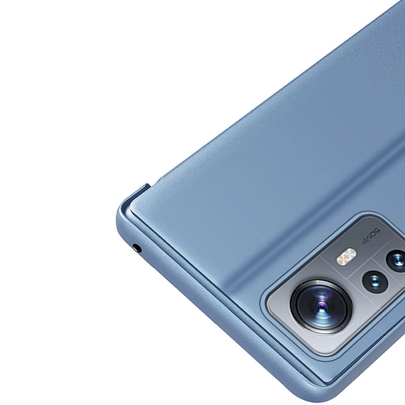Clear View Case cover for Xiaomi 12 Lite blue flip cover_7