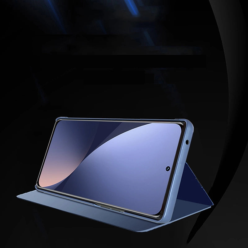 Clear View Case cover for Xiaomi 12 Lite cover with a flap black_2