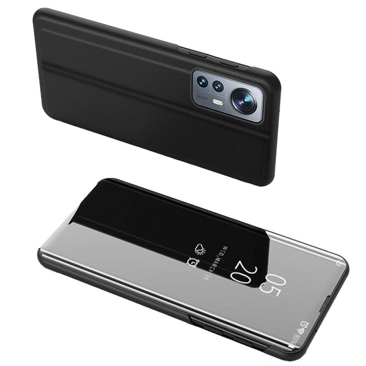 Clear View Case cover for Xiaomi 12 Lite cover with a flap black_0