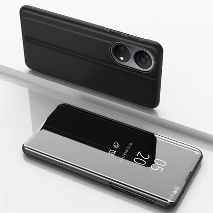 Clear View Case case for Honor X7 / Honor Play 30 Plus flip cover black_1