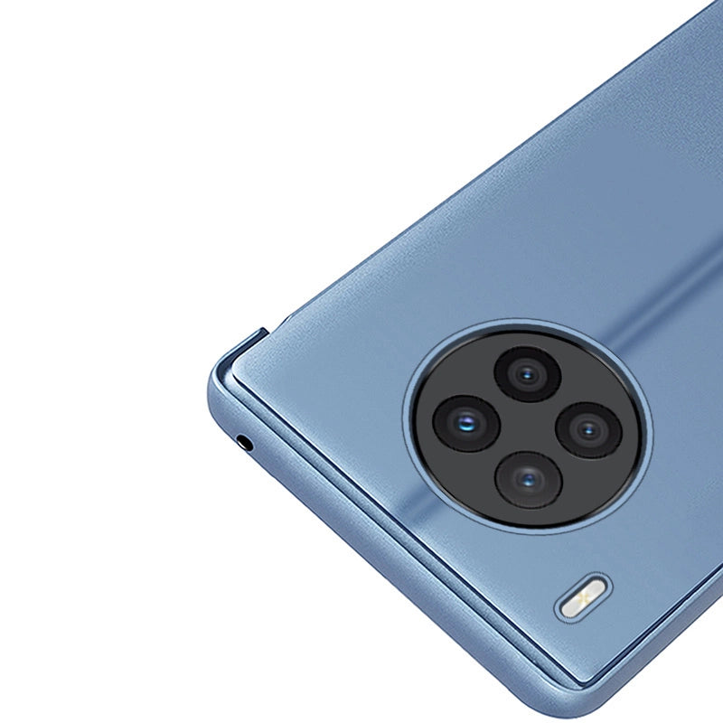 Clear View Case cover for Huawei nova 8i cover with a flap black_7