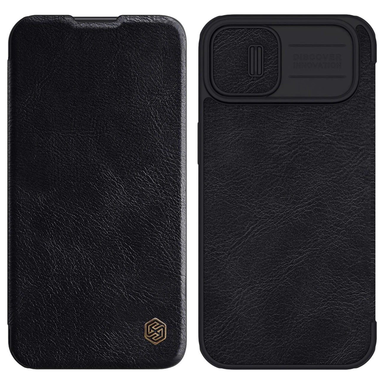 Case Nillkin Qin Pro Leather for iPhone 14 Plus (Black)_0