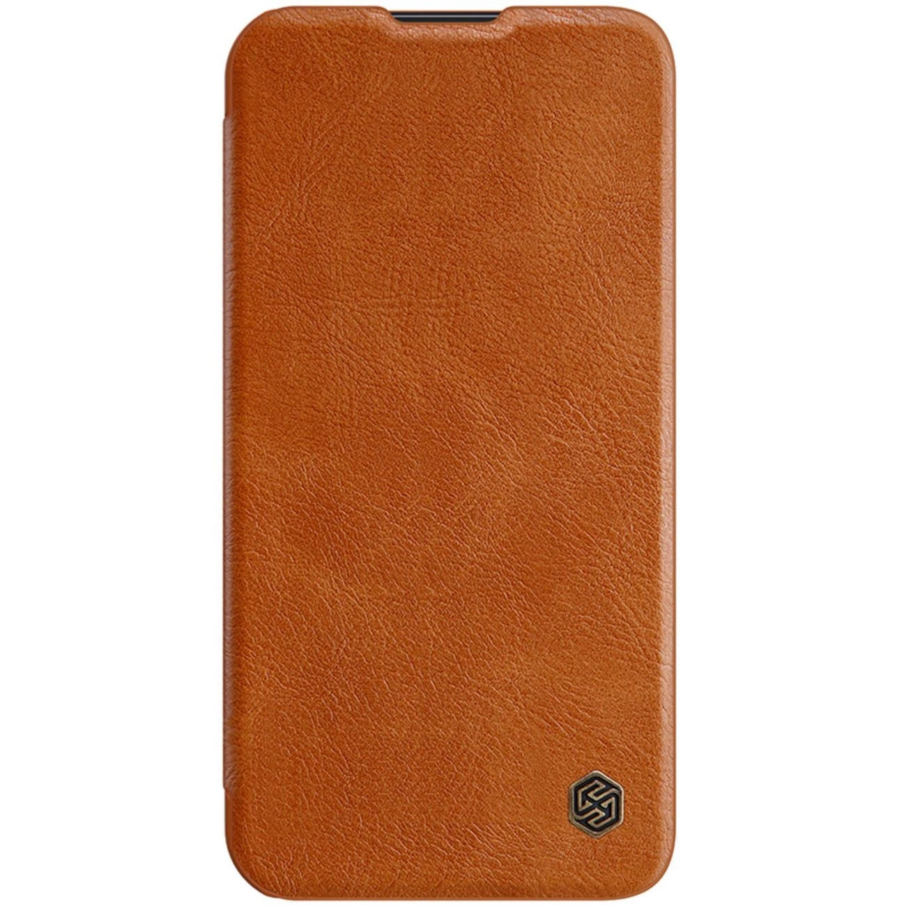 Nillkin Qin Leather Pro Case iPhone 14 Plus Camera Cover Holster Cover Flip Case Brown_6