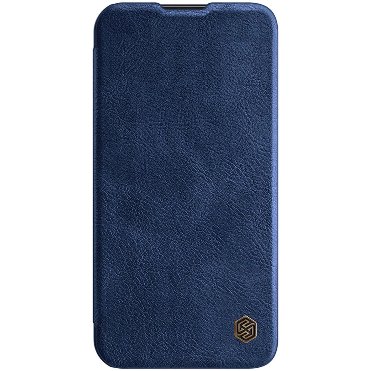 Nillkin Qin Leather Pro Case iPhone 14 Plus Camera Cover Holster Cover Flip Case Blue_6