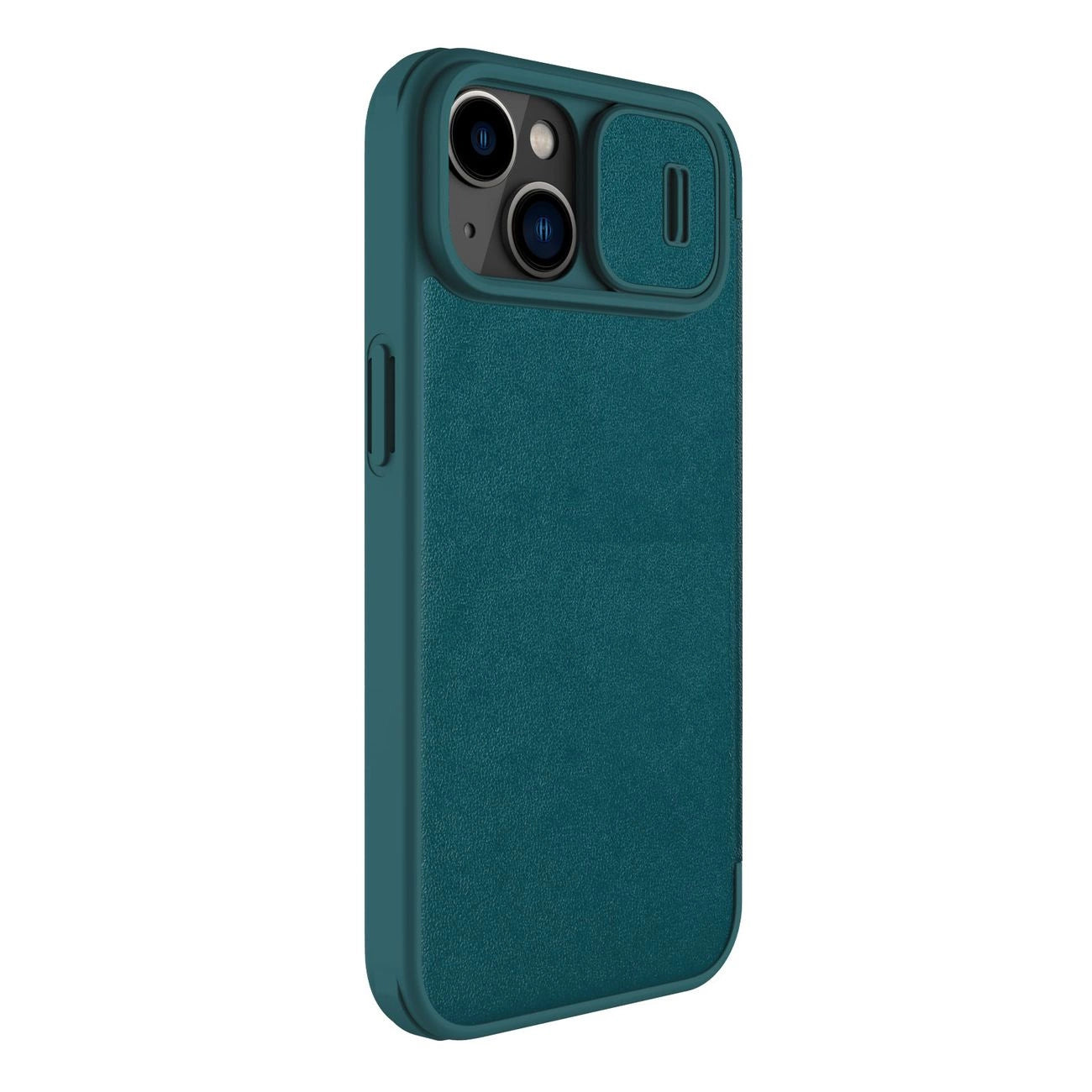 Nillkin Qin Leather Pro Case iPhone 14 Plus Camera Cover Holster Cover Flip Case Green_2