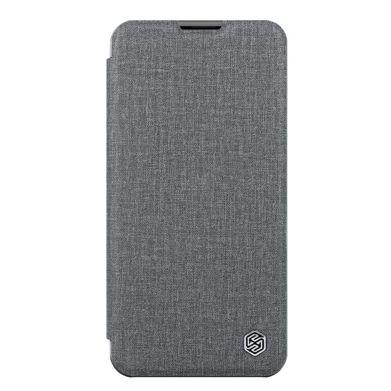 Nillkin Qin Cloth Pro Case Case for iPhone 14 Plus Camera Cover Holster Cover Flip Case Gray_1