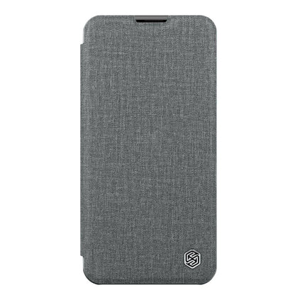 Nillkin Qin Cloth Pro Case Case for iPhone 14 Plus Camera Cover Holster Cover Flip Case Gray_1